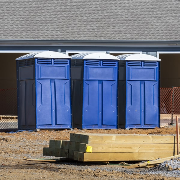 what is the expected delivery and pickup timeframe for the portable restrooms in Somonauk